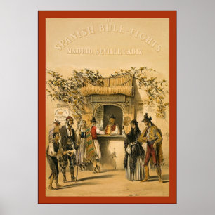 Affiche Le cru espagnol de ~ de corridas