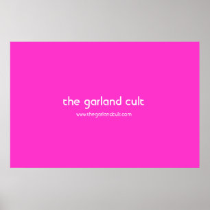 Affiche le culte de guirlande