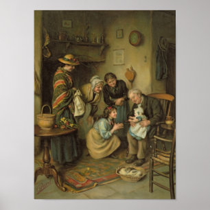 Affiche Le culte de la famille, tiré de l'Annuel des poire