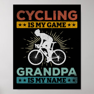 Affiche Le cyclisme est mon jeu, grand-père est mon nom Vé