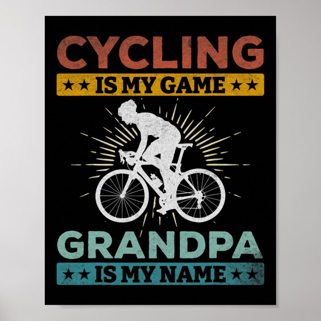 Affiche Le cyclisme est mon jeu, grand-père est mon nom Vé (Devant)
