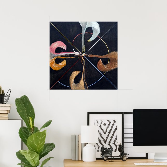 Affiche Le Cygne 7 | Hilma af Klint | (Bureau à domicile)