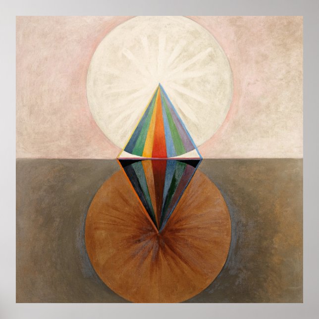 Affiche Le Cygne, Groupe IX, No.12 par Hilma af Klint (Devant)