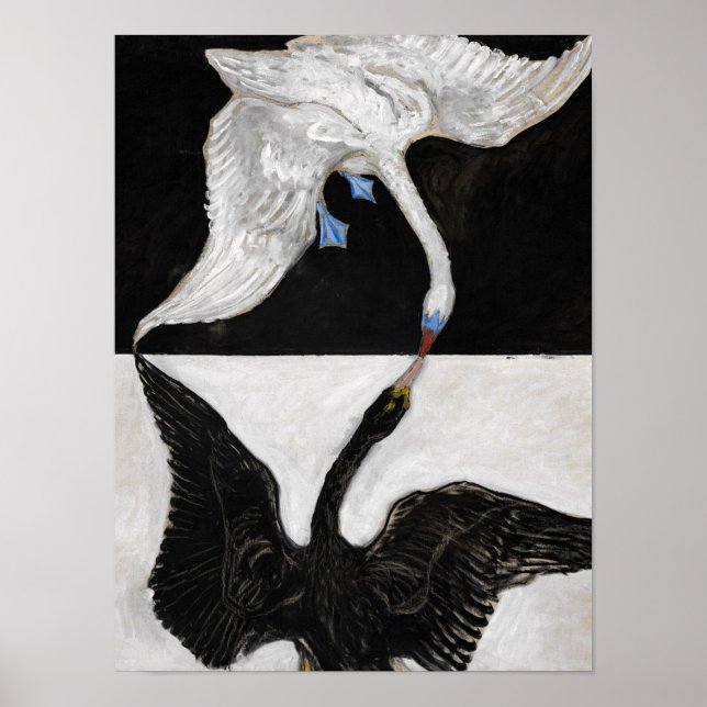 Affiche Le cygne, no 1 de Hilma af Klint (Devant)