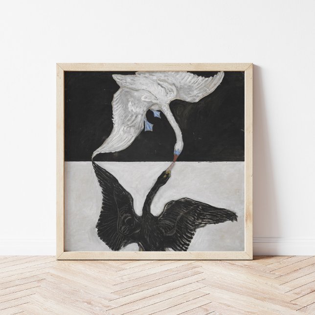 Affiche Le Cygne, no 1 | Hilma af Klint (Créateur téléchargé)