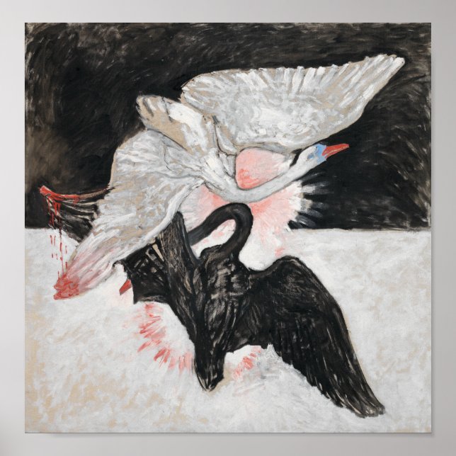 Affiche Le cygne, no 2 | Hilma af Klint | (Devant)