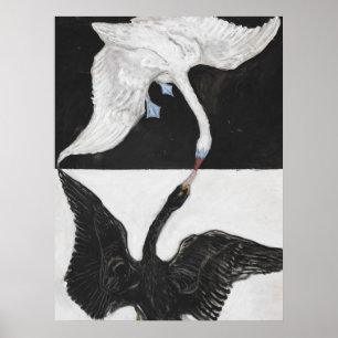 Affiche Le cygne par Hilma af Klint Art Imprimer