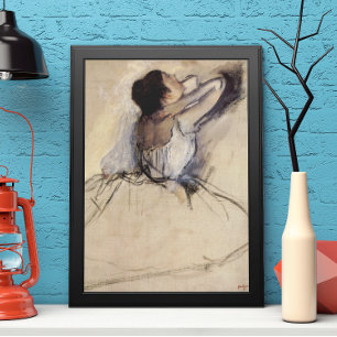 Affiche Le danseur par Edgar Degas, Art de ballerine vinta
