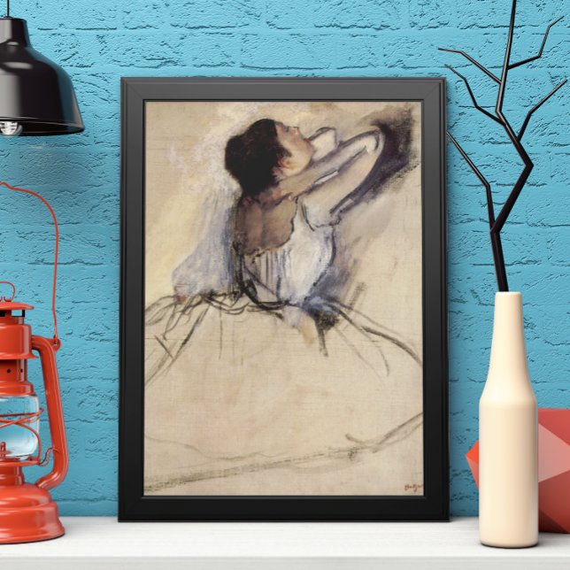 Affiche Le danseur par Edgar Degas, Art de ballerine vinta (Créateur téléchargé)