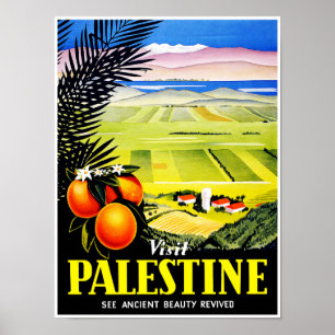 Affiche Le ~ de la Palestine de visite voient la beauté