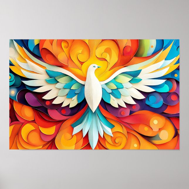 Affiche Le Décent de l'Esprit Saint (Devant)