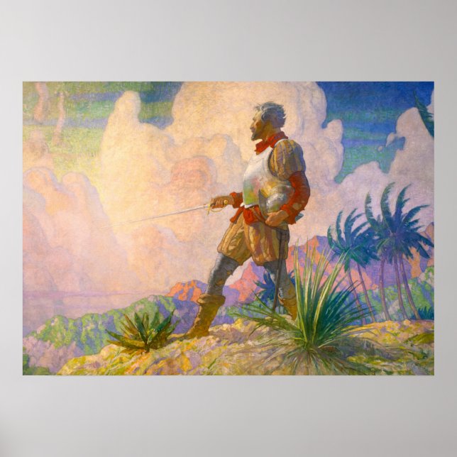 Affiche Le découvreur de Newell Convers Wyeth (Devant)