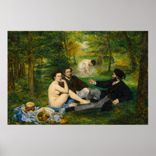 Affiche Le Déjeuner sur l'herbe d'Edouard Manet