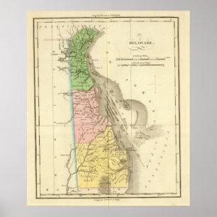 Affiche Le Delaware USA
