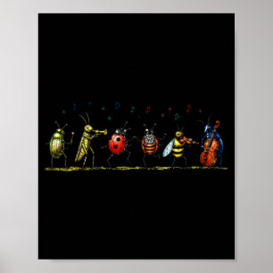 Affiche Le dernier des bogues humour musical insectes vint
