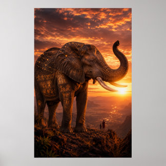 Affiche Le Dernier Gardien — Transport d'éléphant africain