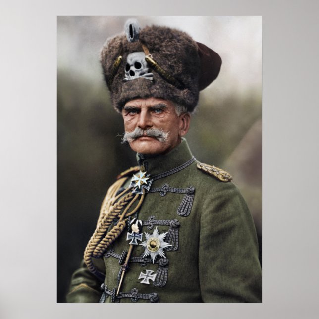 Affiche Le Dernier Hussar August von Mackensen 1914 (Devant)