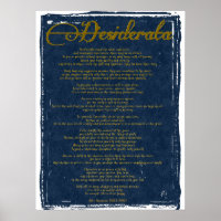 Le Desiderata "Choses désirées"
