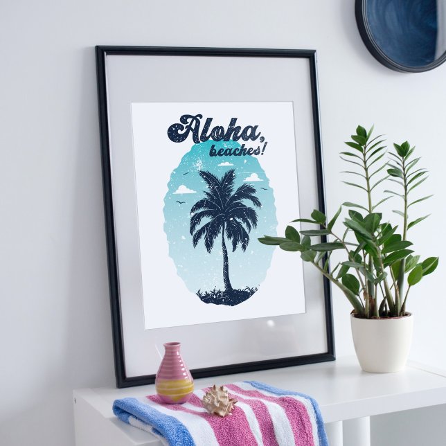 Affiche Le design des îles tropicales. (Créateur téléchargé)