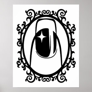 Affiche Le design des ongles est une forme d'art