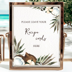 Affiche Le design spécial du Tropical Hawaiian Floral