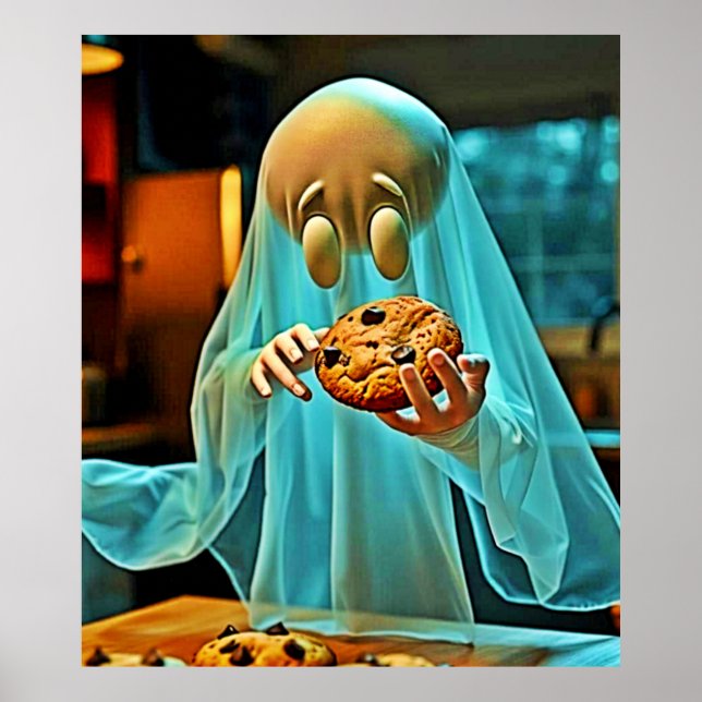 Affiche Le désir du fantôme pour les cookies (Devant)