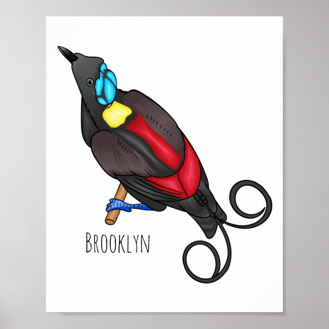 Affiche Le dessin animé oiseau de paradis de Wilson (Devant)