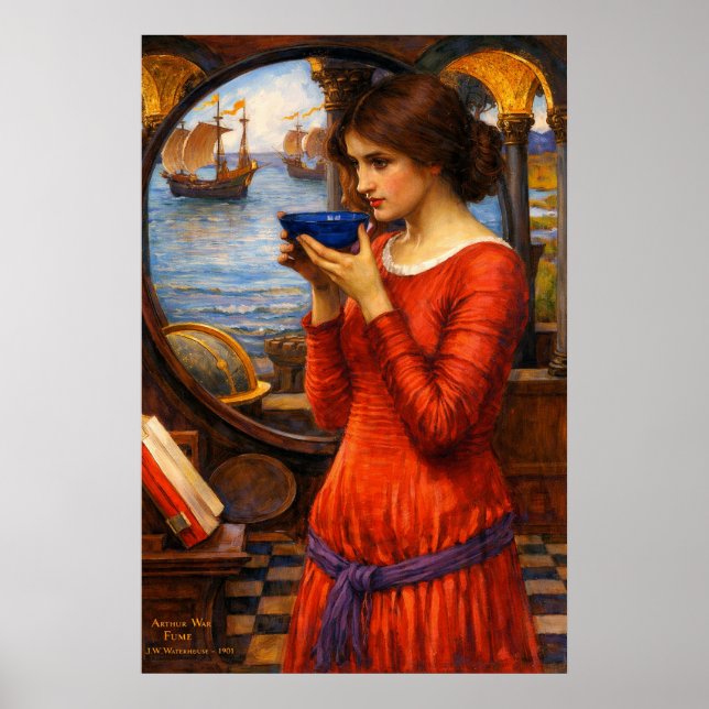 Affiche Le Destin par John William Waterhouse (Devant)