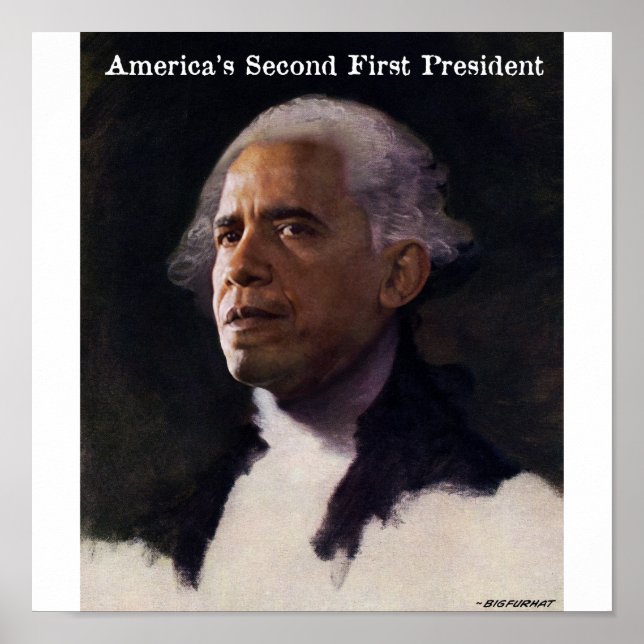 Affiche Le deuxième premier président de l'Amérique (Devant)