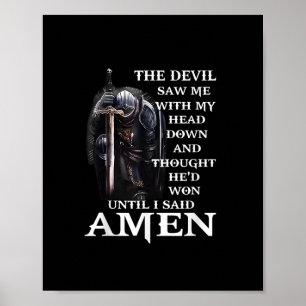 Affiche Le Diable M'A Vu Avec Ma Tête En Bas Jusqu'À Ce Qu