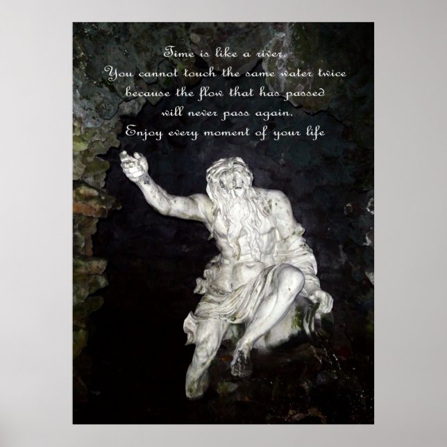 Affiche Le Dieu du fleuve. (Devant)