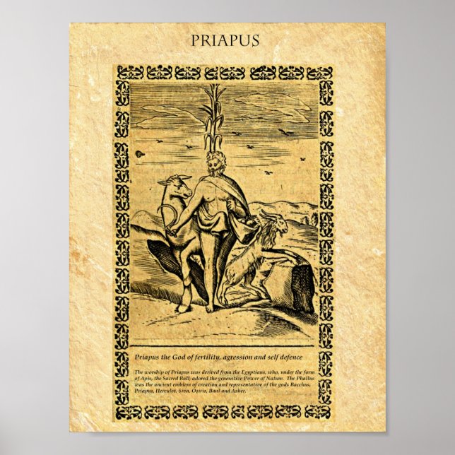 AFFICHE LE DIEU PRIAPUS (Devant)