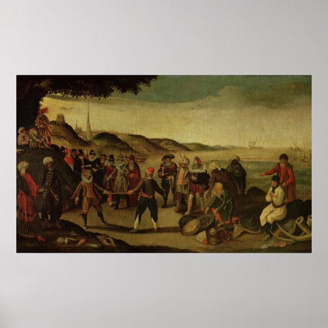 Affiche Le différend sur le Baton d'or (Devant)