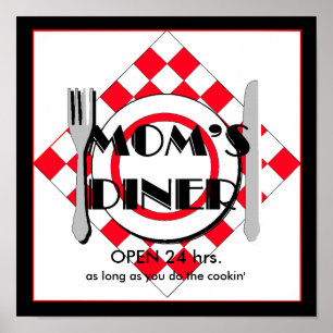 Affiche Le dîner de maman.