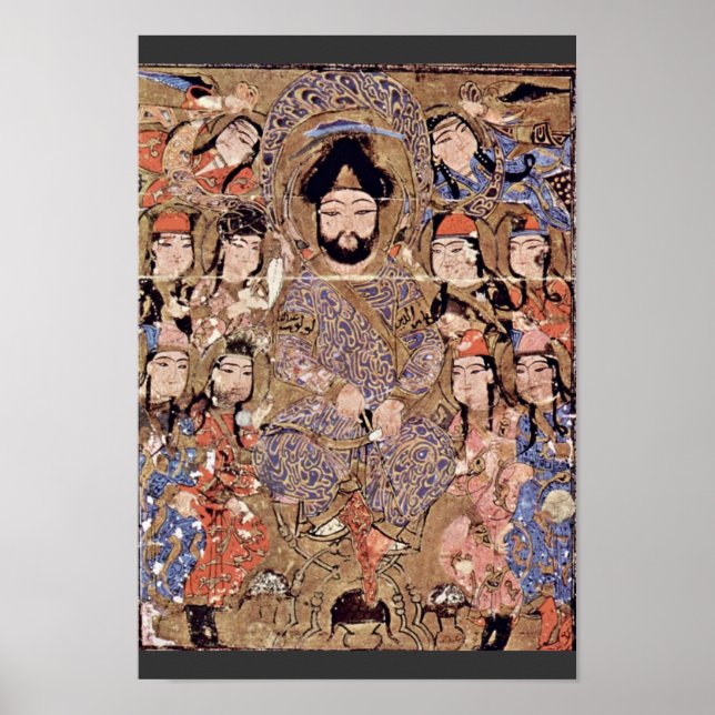 Affiche Le Dirigeant Enthroné Et Ses Abonnés Par Meister D (Devant)