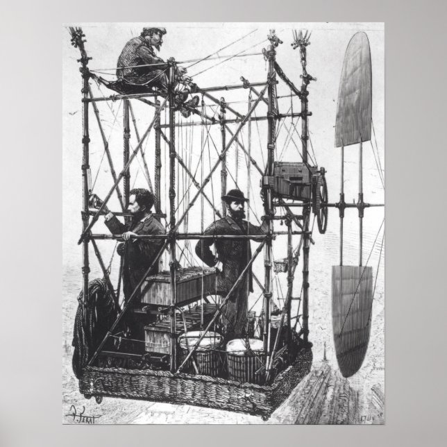 Affiche Le Dirigible (Devant)