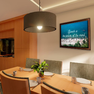 Affiche Le discours est l'image de l'affiche du proverbe m