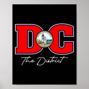 Affiche Le District De Washington Dc Souvenir De Vacances