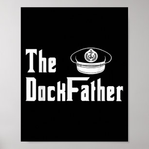 Affiche Le Dock Père Capitaine Du Bateau Papa Founny Fath