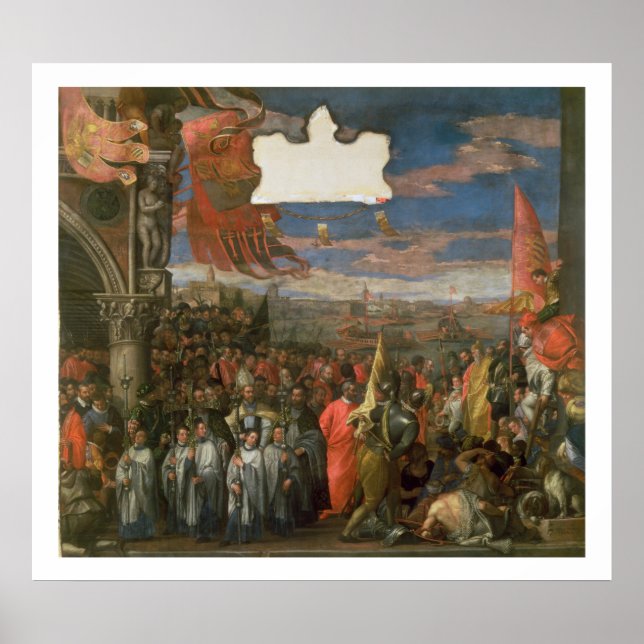 Affiche Le Doge Andrea Contarini de retour victorieux (Devant)
