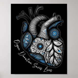 Affiche Le don d'organes sauve des vies Transplantation ca