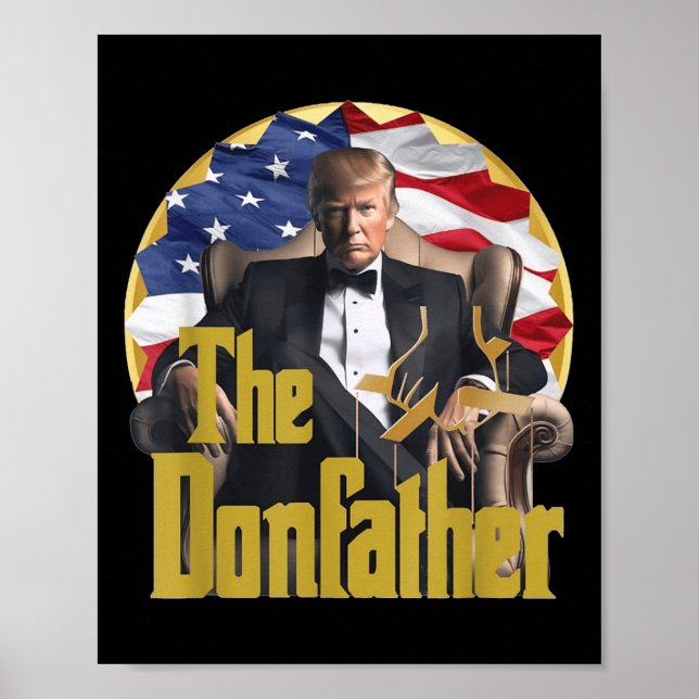 Affiche Le Donfather, Funny Trump 2024, The Comeback (Devant)
