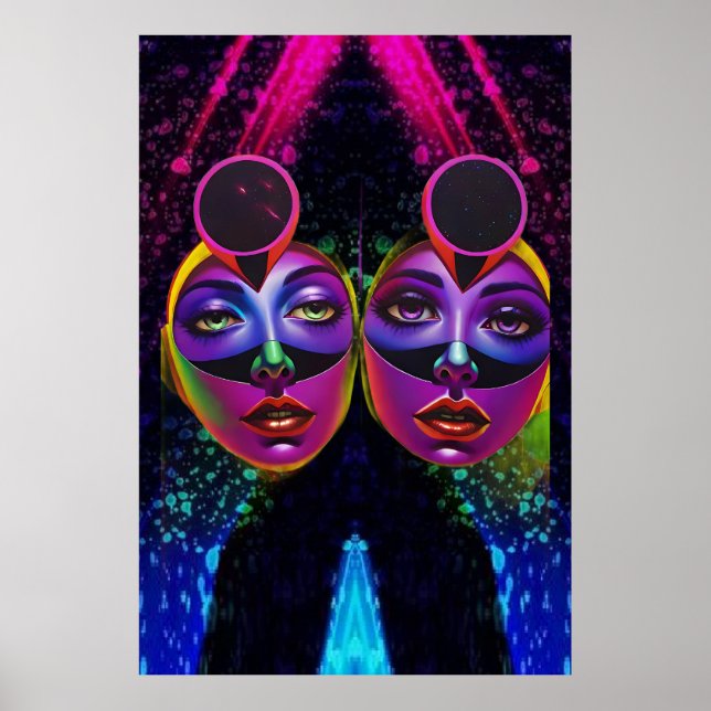 Affiche Le double apéritif de la mode II (Devant)