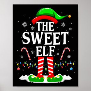 Affiche Le doux Noël elfique drôle de groupe familial corr