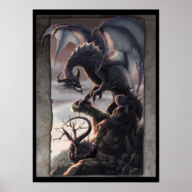 Affiche Le dragon au crépuscule (Devant)