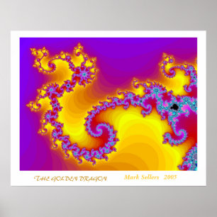 Affiche Le dragon d'or