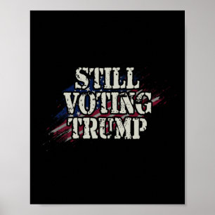 Affiche Le drapeau américain : Chemise Trump - Voter Conda