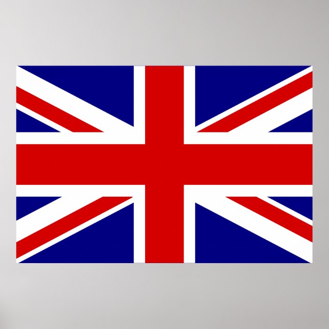 Affiche Le drapeau Union Jack (Devant)