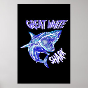 Affiche Le fabuleux grand requin blanc