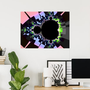 Affiche Le Fameux Ensemble Complet Mandelbrot